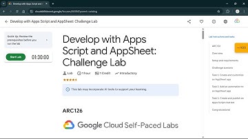 Develop with Apps Script and AppSheet: Challenge Lab | #qwiklabs | #ARC126