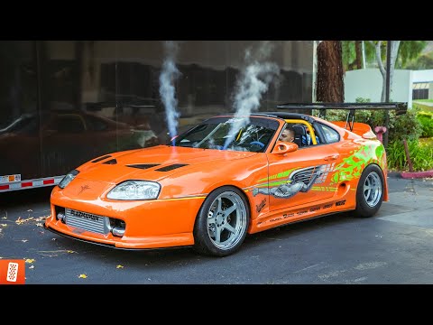 Building a Modern Day (Fast and Furious) 1994 Toyota Supra Turbo in 28 minutes! [TRANSFORMATION]