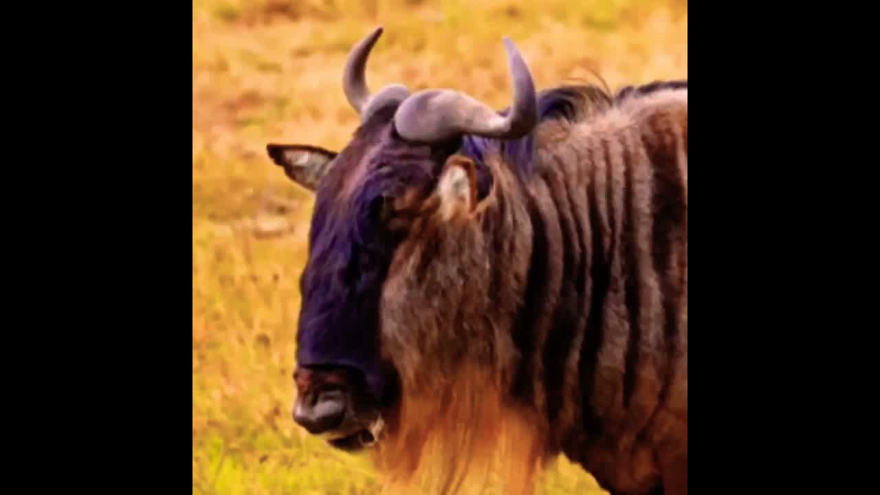 Gnu Or Wildebeest Bellow 🐃 🔊 - YouTube