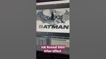 ink Reveal Intro | After effect | #aftereffects #adobeaftereffects #videoe #aftereffectstutorial