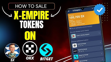 How to sell X empire tokens on OKX and Bitget exchange? #crypto #okx #bitget