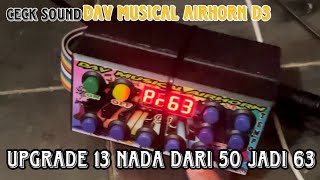Testing the newest Dav Musical airhorn tones on the Basuri module tester, wonder what songs are o...