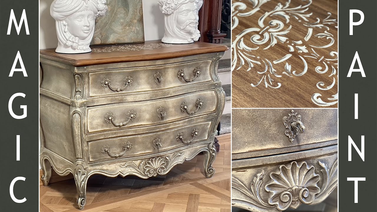 Как улучшить комод конца 1980-х годов! Chalkpaint fai da te ®️ DIY Elisa&Magic Paint!