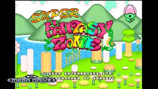 Super Fantasy Zone - SEGA Mega Drive / Analogue Mega SG Playthrough