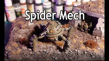 Post Apocalyptic Mecha Diorama Scratch Build