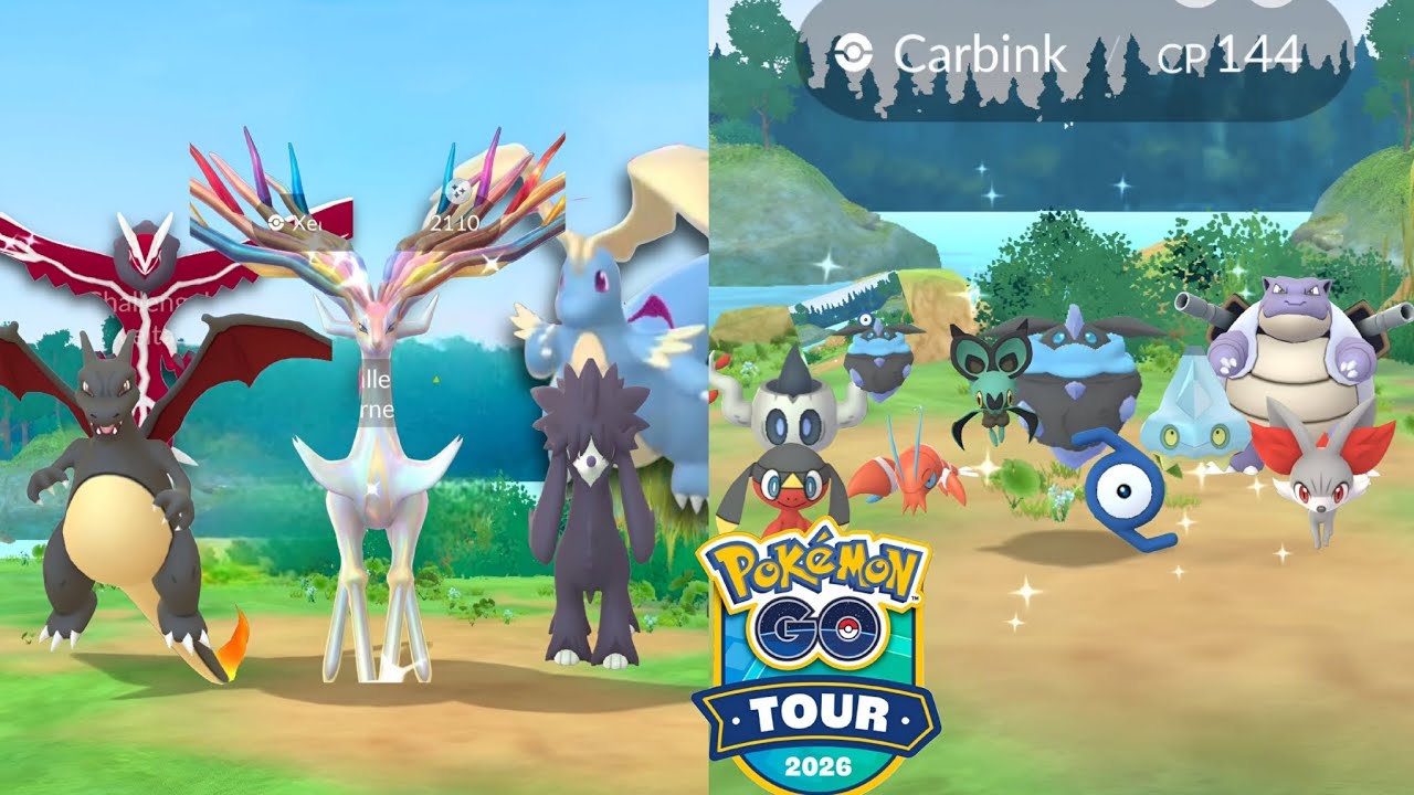 All Shiny Catches in Kalos Tour Event! legendaries and Regular...