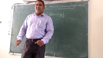 VOUCHING, Paper-1 (B.Com.-III) By Prof. S.N. Singh (ABST)