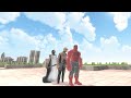 Franklin took super power from red hulk Indian Theft Auto simulator game