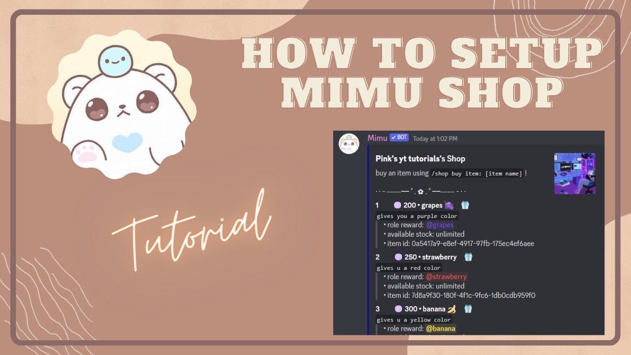 How to setup currency, pet/snuggle & shop with mimu | Tutorial | slash ...