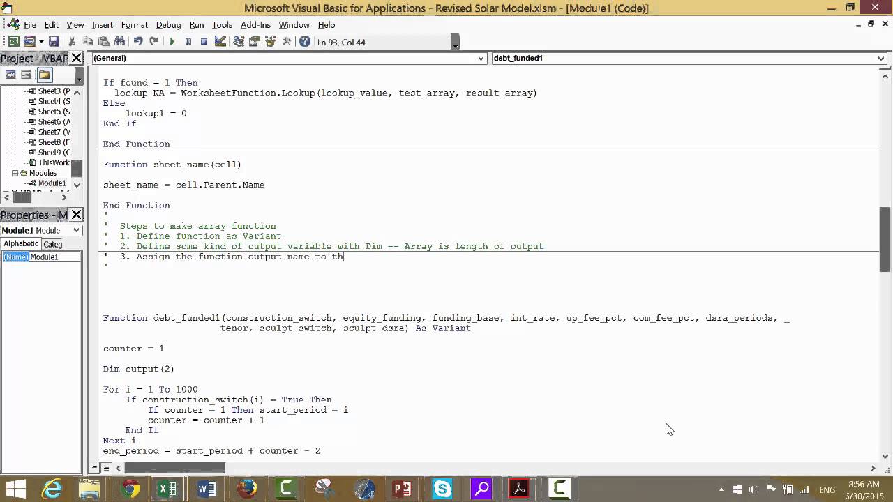 Circular Reference DSRA and Array Functions - YouTube