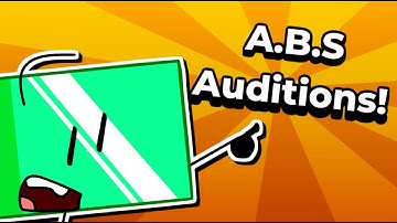 A.B.S Animation Auditions are NOW OPEN!