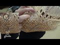 【竹細工】鉄線編み立ち上げ方法～側面の編み方　解説付き Bamboo work JAPAN