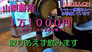 山梨観光　ワイナリーいろんなワインを無料で飲める工場