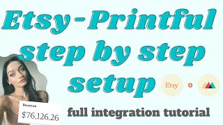 Etsy Printful store set up full integration tutorial screenshot 3