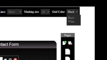 Change Grid Color in jb-websiteBuilders contact form builde