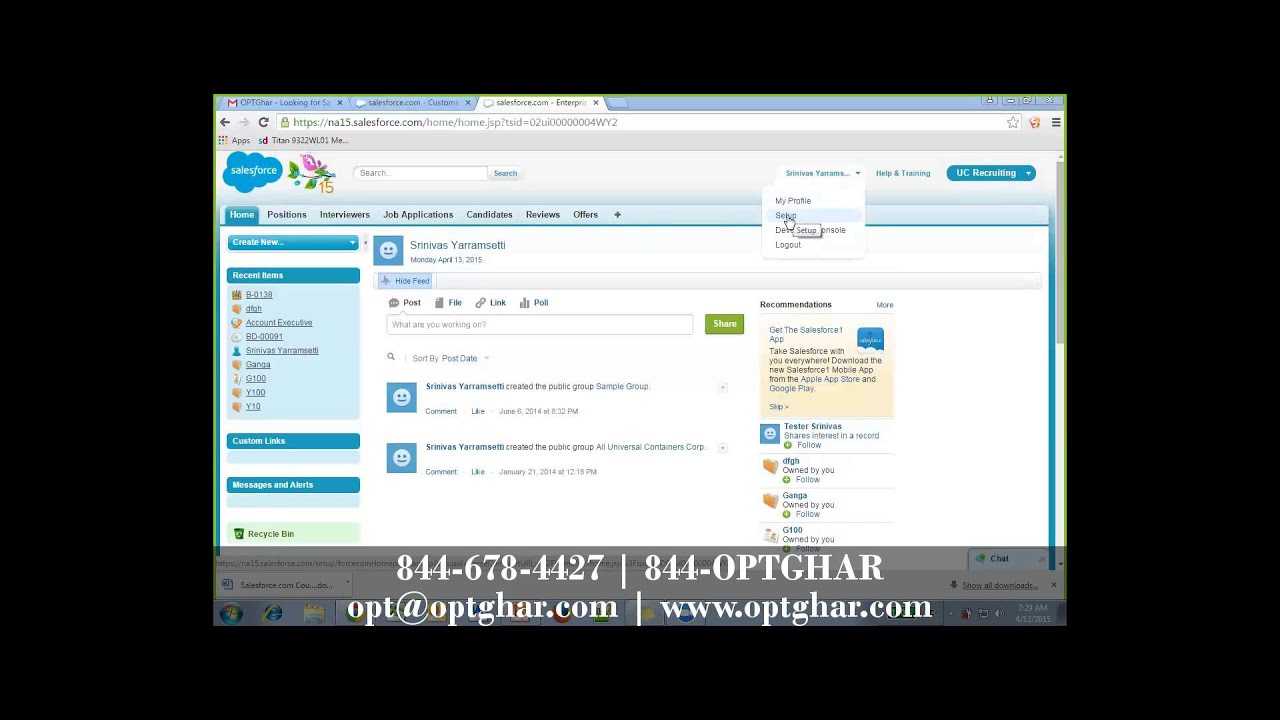 Salesforce online training salesforce free training free salesforce