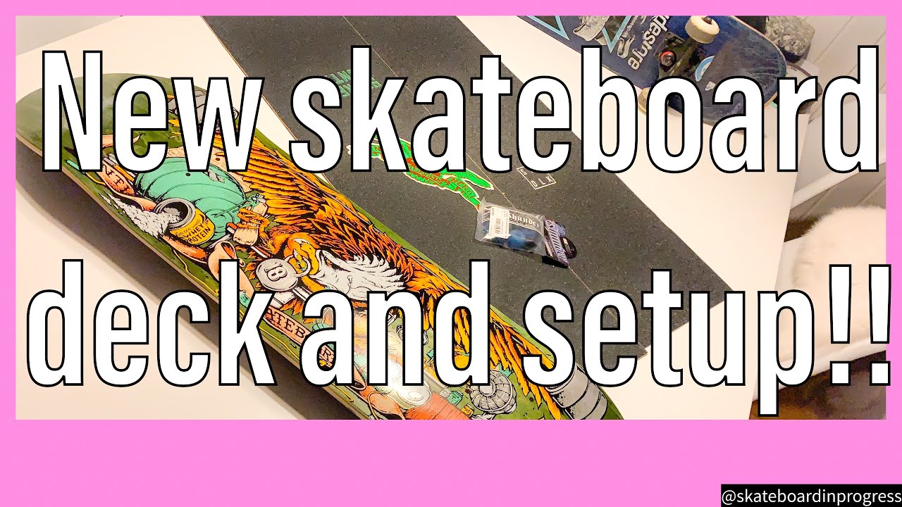 New skateboard deck and setup, anti hero deck, thunder trucks, spitfire