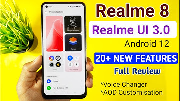 Realme UI 3.0 & Android 12 Update in Realme 8 Full Review, 20+ New Features Realme 8 realme UI 3.0