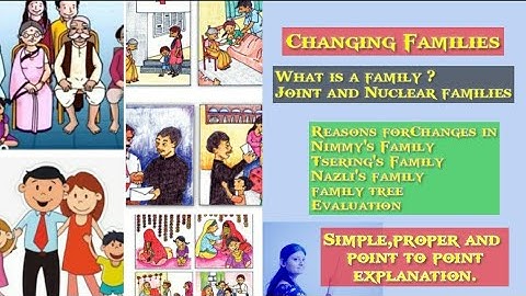 Changing Families l EVS l Class 4 l Looking Around l CBSE l NCERT