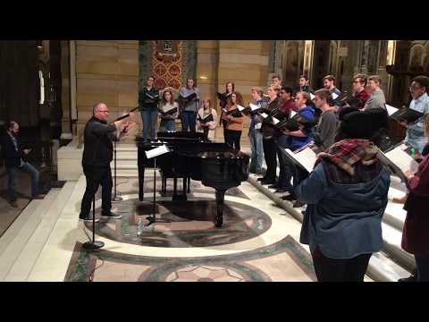 Michael Engelhardt choral workshop with Missouri Baptist University Choir. (1)