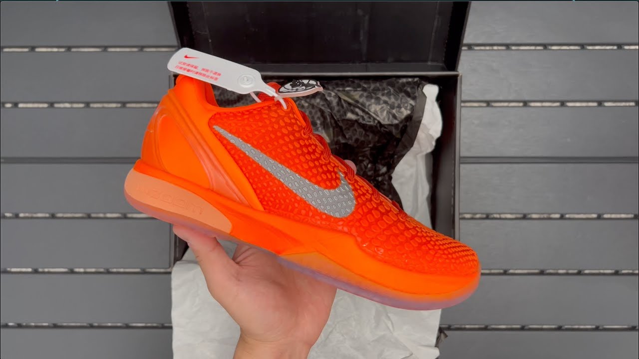 Nike Kobe 6 Protro Total Orange WKB Reps | IH1871-800