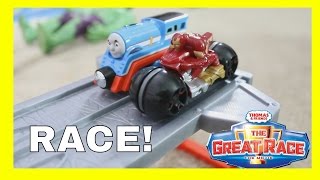 Thomas N Friends Take N Play Great Race Ironman Vs Thomas The Train Ashima Toys Trains Playtime