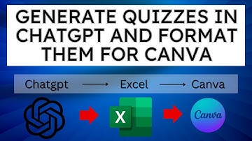 ChatGPT Quiz Tutorial: Make & Export CSV Files for Canva