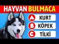 Hayvan tahmin et   hayvan bilgi yarmas  hayvan testi