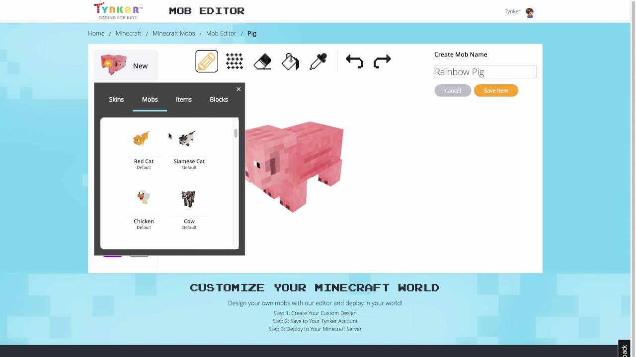 Minecraft Skin Editor – Be The Envy Of All Your Friends - Tynker Blog