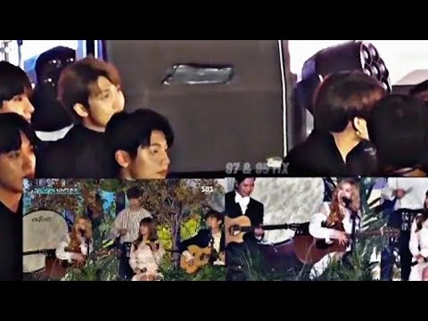 BTS REACTION ROSÉ/SBS GAYO DAEJUN 2016