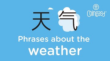 Is weather a good topic to break the ice? Learn to speak in Chinese!