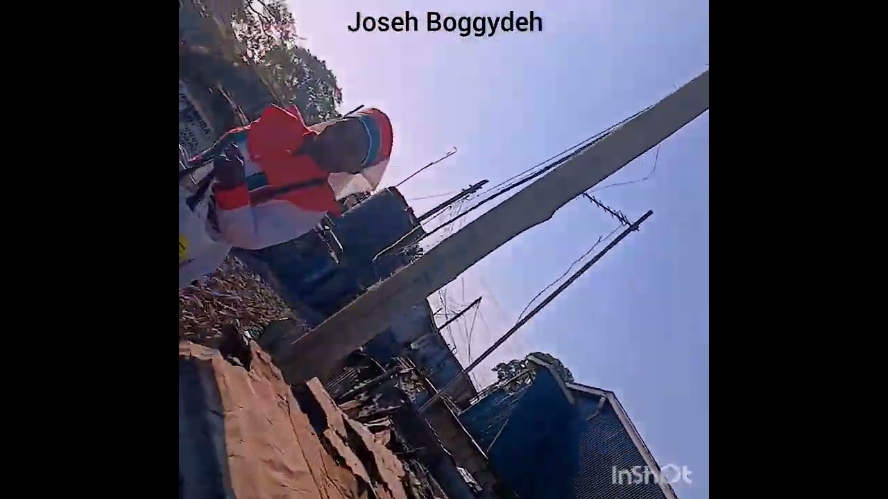 Tarmac roads being constructed in the streets of Kibera slums Nairobi.