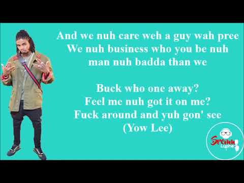 Alkaline - Nah Tell Yuh (Lyrics)