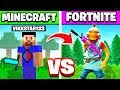 EPIC FORTNITE vs. MINECRAFT KILLS CHALLENGE WITH VIKKSTAR123