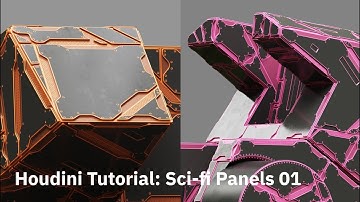 Houdini Tutorial: Procedural Scifi Panels Generator | Part 1