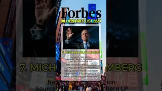 Information Michael Bloomberg - Seventh Richest Person on Earth #Forbes #Billionaire Guide