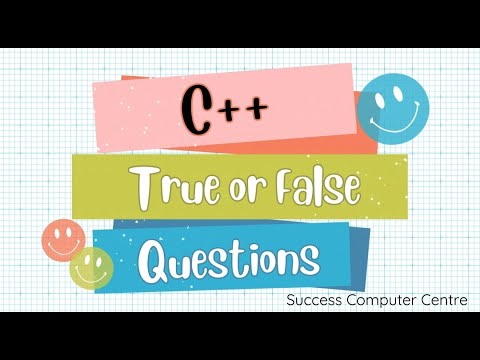 C++ True or False Questions (C++ True or False မေးခွန်းတွေ ဖြေကြည့ ...