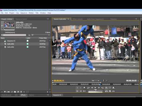 Adobe Premiere Pro CS 5.5 Slow Motion 