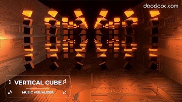 Just Evil | Vertical Cube | Music Visualizer | doodooc.com