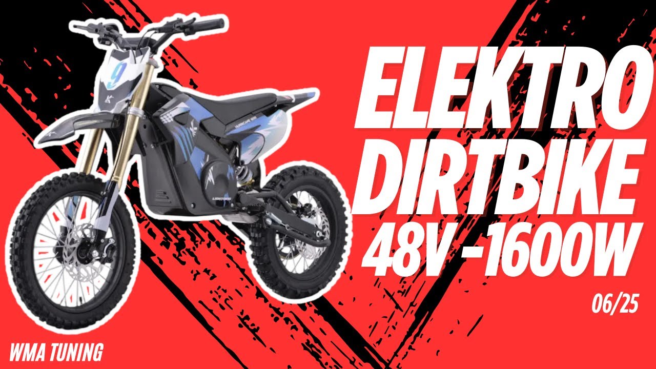 Elektro Dirtbike - 48V & 1600W - das geht ab!