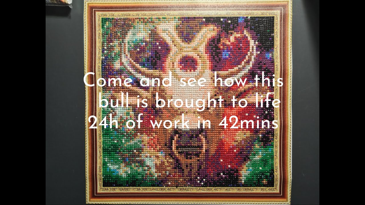 Relaxing Diamond Painting Progress | Satisfying & Calming Art