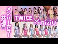 TWICE &NiziUメンバーカラー共通点紹介【最新】