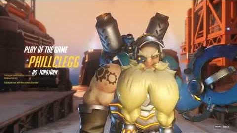 OVERWATCH: Torbjorn (Molten Core) (Play of The Game)