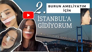 Revizyon burun ameliyatım. İstanbul vlog. Trendyol alışverişim. #revizyon #burunameliyati