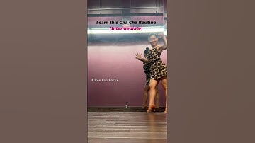 Learn this Cha Cha Routine (Intermediate) #latindance #chacha #dancetutorial #latindance