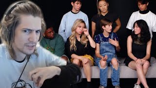 xQc Reacts to 7 High Schoolers Decide Who Wins $1000 | 1000 to 1 | Cut