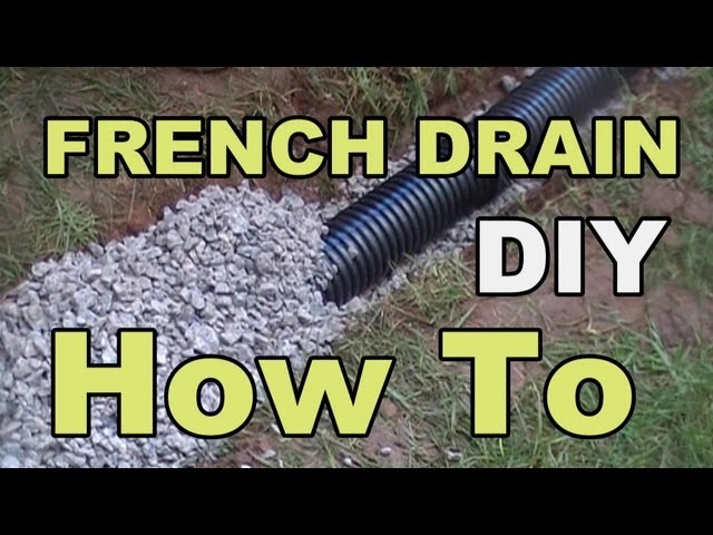 DIY FRENCH DRAIN PROJECT