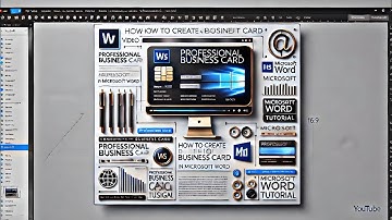"How to Create a Professional Business Card in Microsoft Word | Step-by-Step Tutorial"