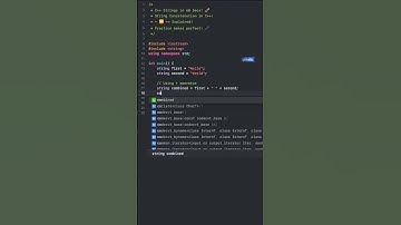 C++ String Concatenation: The Difference Between + and += (Under 1 Minute!)  #strings #codeprep