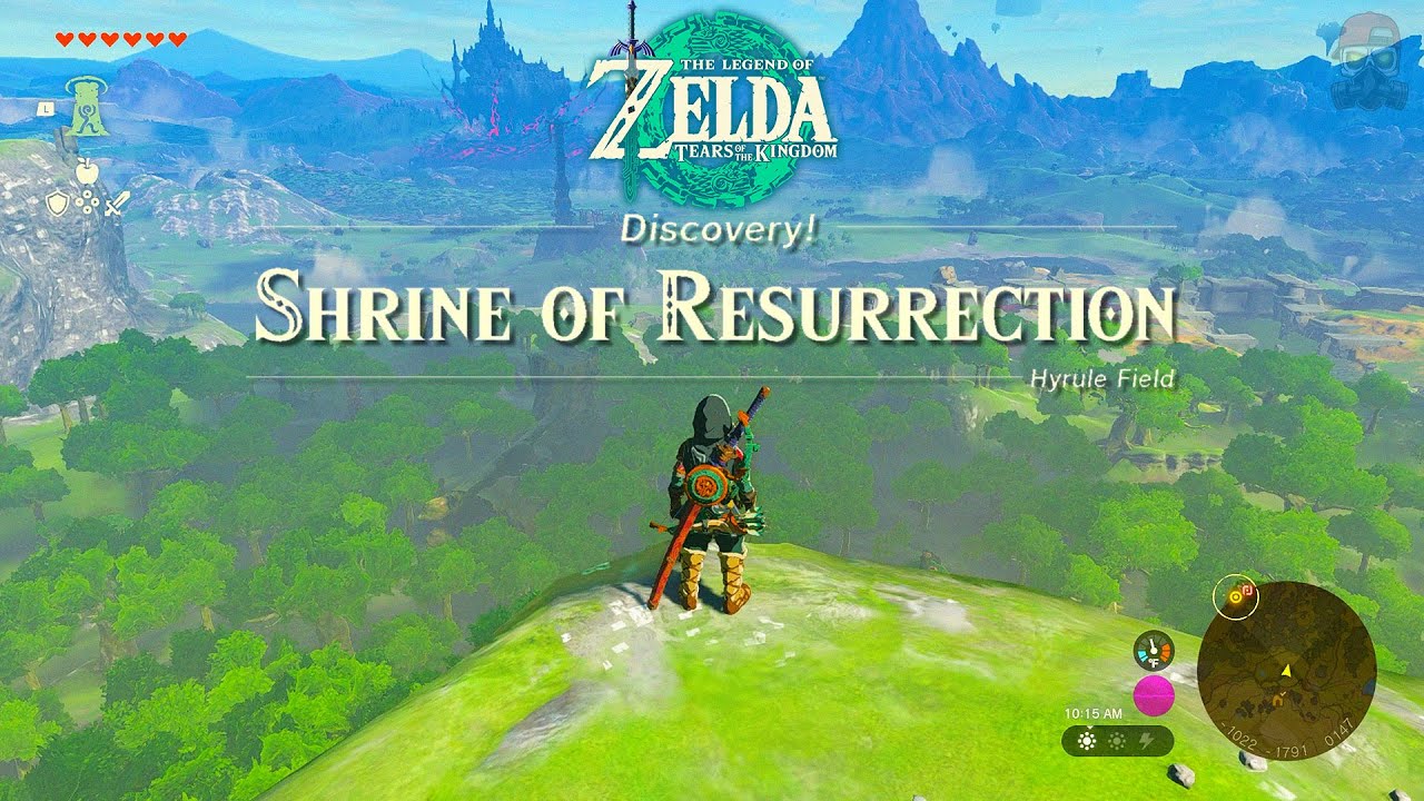 The Shrine of Resurrection in Zelda Tears of the Kingdom YouTube